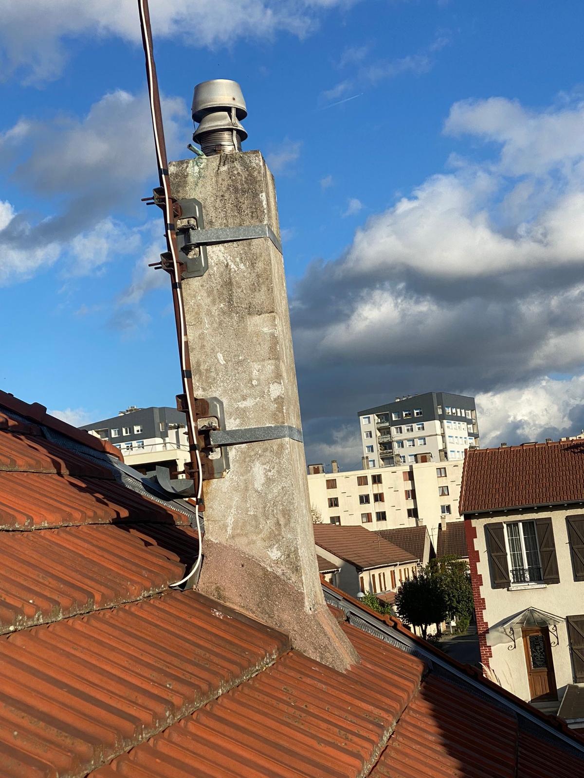 Remise en &eacute;tat d&rsquo;un conduit de ventilation en toiture image 3